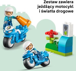 LEGO Duplo Niebieski motocykl policyjny (10471) 4