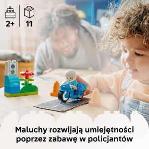 LEGO Duplo Niebieski motocykl policyjny (10471) 2