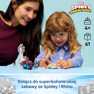 LEGO Marvel Spidey na motocyklu kontra Rhino (11206) 2