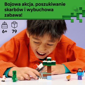 LEGO Minecraft Przygoda Steve’a w tajdze dla 6-latka (21583) 2