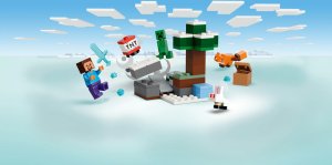 LEGO Minecraft Przygoda stevea w tajdze (21583) 5