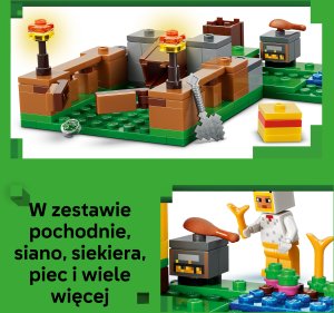 LEGO Minecraft Farma kurczaków (21585) 3