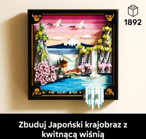 LEGO ART Japoński krajobraz z kwitnącą wiśnią (31218) 2