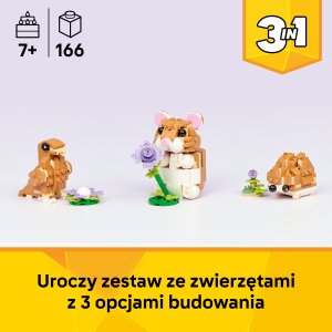 LEGO Creator Uroczy chomik z kwiatkiem (31376) 2