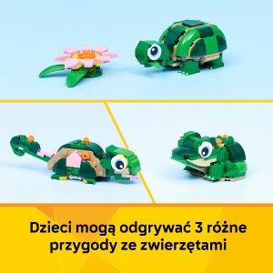 LEGO Creator Żółw i kwiat lilii wodnej (31377) 3