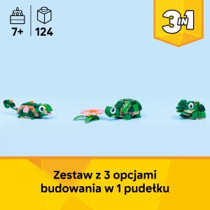 LEGO Creator Żółw i kwiat lilii wodnej (31377) 2