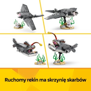 LEGO Creator Groźny rekin i skrzynia ze skarbem (31381) 5