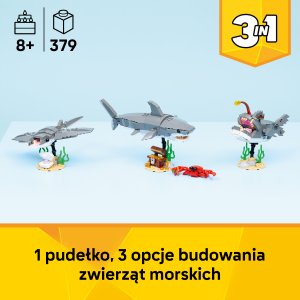 LEGO Creator Groźny rekin i skrzynia ze skarbem (31381) 2