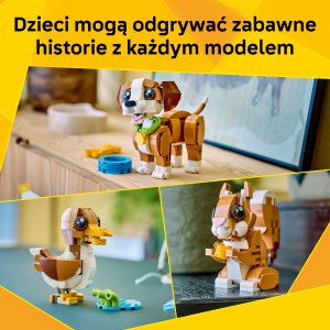 LEGO Creator 3 w 1 Urocze zwierzątka: psotny szczeniaczek (31382) 3
