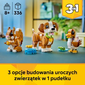 LEGO Creator 3 w 1 Urocze zwierzątka: psotny szczeniaczek (31382) 2