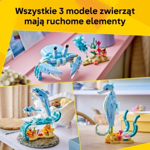 LEGO Creator 3 w 1 Zwierzęta morskie: piękny delfin (31385) 3