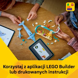 LEGO Creator 3 w 1 Zwierzęta morskie: piękny delfin (31385) 6