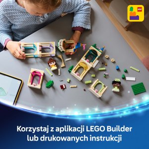 LEGO Disney Mała Bella i Tiana z zamkiem (43291) 6