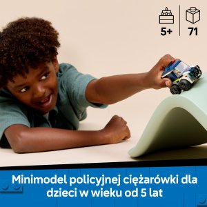 LEGO City Pojazdy — Ciężarówka policyjna dla dzieci (60481) 2