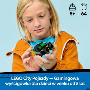 LEGO City Pojazdy — Gamingowa wyścigówka (60484) 2