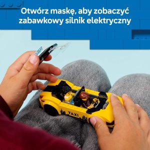 LEGO City Żółta taksówka (60487) 3