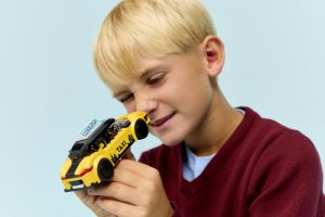 LEGO City Żółta taksówka (60487) 3