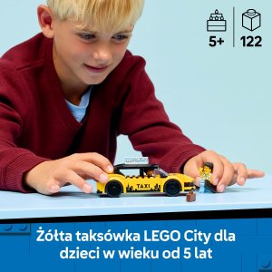 LEGO City Żółta taksówka (60487) 2