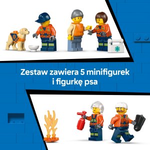 LEGO City Łódź ratunkowa i helikopter straży przybrzeżnej (60504) 6