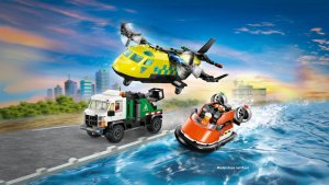 LEGO City Zestaw z samolotem, ciężarówką serwisową i poduszkowcem (60505) 7