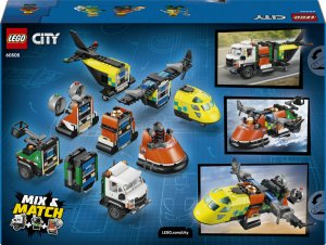 LEGO City Zestaw z samolotem, ciężarówką serwisową i poduszkowcem (60505) 9