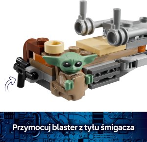 LEGO Star Wars Śmigacz Mandalorianina i Grogu (75436) 3
