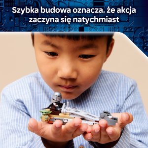 LEGO Star Wars Śmigacz Mandalorianina i Grogu (75436) 4