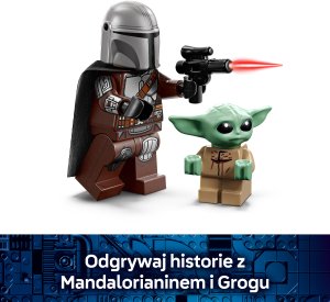 LEGO Star Wars Śmigacz Mandalorianina i Grogu (75436) 5