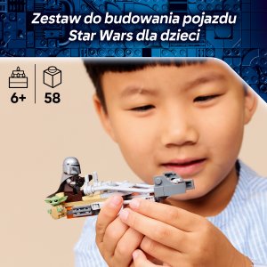 LEGO Star Wars Śmigacz Mandalorianina i Grogu (75436) 2