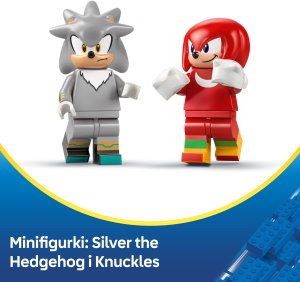 LEGO Sonic the Hedgehog Silver kontra Knuckles, zabawka (77118) 5
