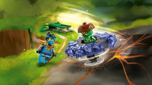 LEGO Ninjago Nya kontra zmutowany potwór na spinnerze (71849) 6