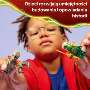 LEGO Ninjago Lloyd kontra ziemny potwór na spinnerze (71850) 4