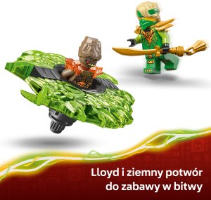 LEGO Ninjago Lloyd kontra ziemny potwór na spinnerze (71850) 5