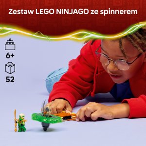 LEGO Ninjago Lloyd kontra ziemny potwór na spinnerze (71850) 2