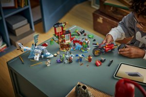 LEGO Ninjago Bitwa ninja: domek na drzewie z pojazdami (71857) 4