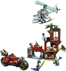 LEGO Ninjago Bitwa ninja: domek na drzewie z pojazdami (71857) 8