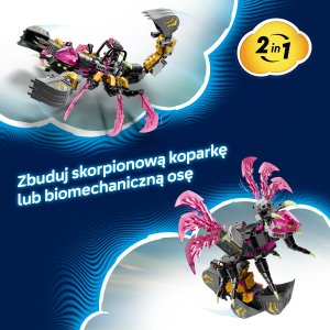 LEGO DREAMZzz Koszmarna skorpionowa koparka (71513) 3
