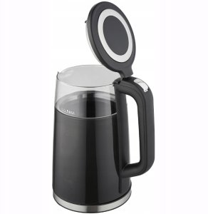 CZAJNIK SZKLANY 1710 CZARNY 1.7 L 2200 W 3