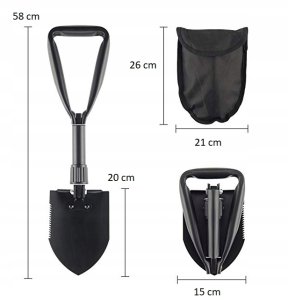 Składana Saperka Wojskowa Z Kilofem Łopatą Piłą 11