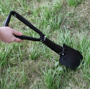 Składana Saperka Wojskowa Z Kilofem Łopatą Piłą 7