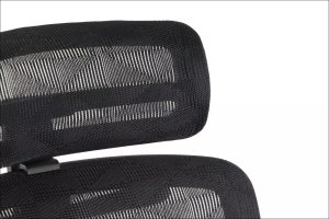 Fotel biurowy ERGONEW S1A czarny siatka STEMA 12