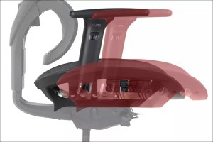 Fotel biurowy ERGONEW S1A czarny siatka STEMA 19