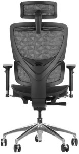 Fotel biurowy ERGONEW S1A czarny siatka STEMA 3