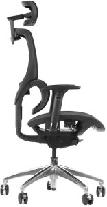 Fotel biurowy ERGONEW S1A czarny siatka STEMA 5