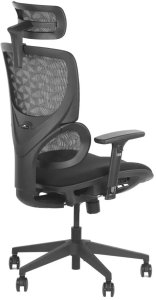 Fotel biurowy ERGONEW S1 czarny tkanina STEMA 4
