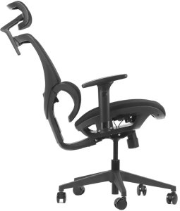 Fotel biurowy ERGONEW S1 czarny tkanina STEMA 6