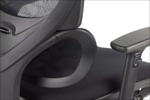 Fotel biurowy ERGONEW S1 czarny tkanina STEMA 10