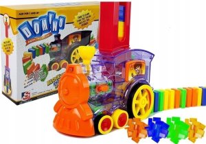 Domino- Ciuchcia dla dzieci do układania z klockami 9