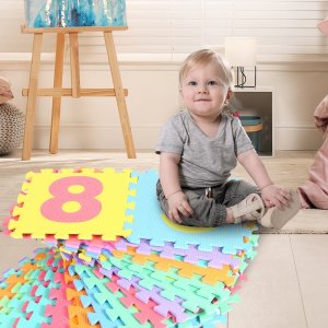 Puzzle piankowe dla dzieci w torbie CYFERKI I LITERKI 29 x 29 cm - 36 szt. 11