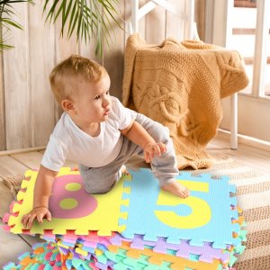 Puzzle piankowe dla dzieci w torbie CYFERKI I LITERKI 29 x 29 cm - 36 szt. 3